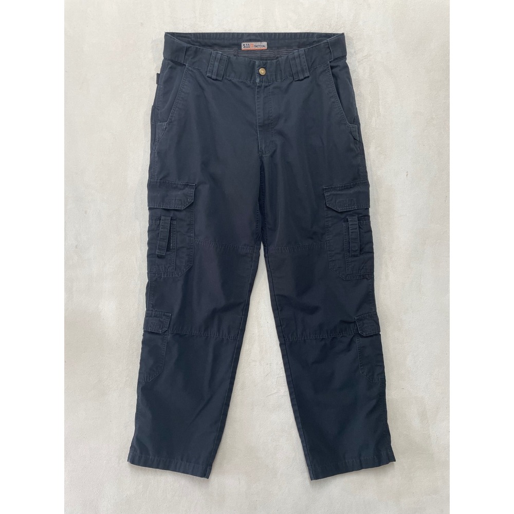 5.11 Tactical Mens Black Ripstop Cargo Pants 38x30 Utility Work Trousers
